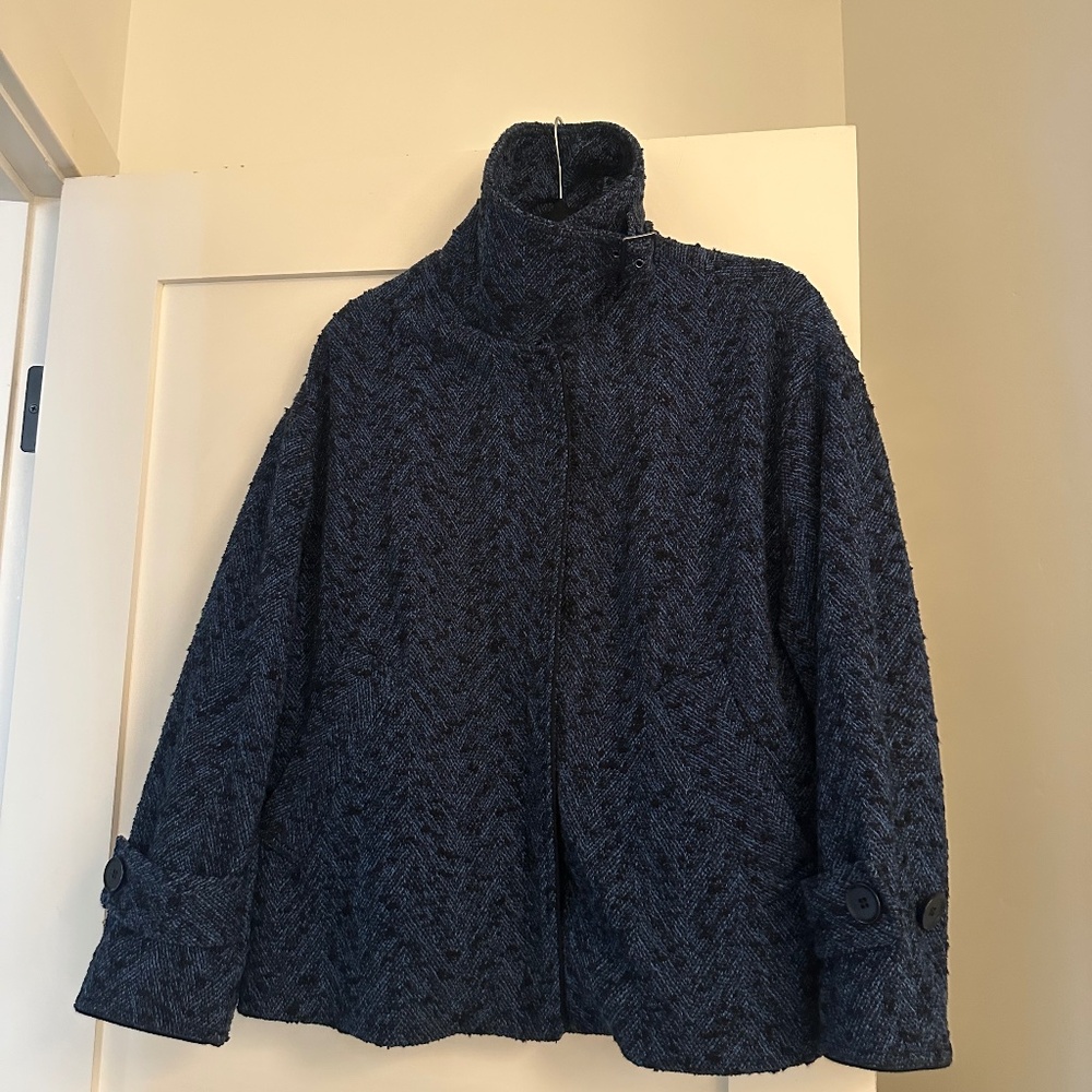 Banana Republic Navy Bomber Jacket SZ XS